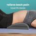 Ergonomic Neck and Back Extensor | Adjustable Lower Back Massager for Posture Correction | Gray Spine Support - Buy Online on GoSupps.com