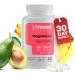 Magnesium Glycinate Supplement - Just 1 Capsule 175 MG of Absorbable Magnesium (350 MG in 2 Capsules) Non-GMO Gluten-Free Major-Allergen Free-Promotes Nighttime Calm & Muscle Wellness (60 Capsules)