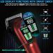 Professional Cordless & Corded Hair Clippers for Men - Rechargeable Hair Trimmer Kit for Grooming & Hair Cutting (Red - Buy Online on GoSupps.com