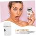 Healeved Electric Facial Brush Face Scrubber for Women Face Wash Scrubber Face Brush Exfoliator Cleansing Brush Face Scrubber Electric Face Exfoliator Tool Electric Face Brush Abs White - Buy Online on GoSupps.com