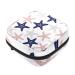 Starfish Print Pattern Sanitary Napkin Storage Bag Menstrual Pad Bag Portable Menstrual Period Sanitary Pouch Zipper Tampons Collect Bags for Teen Girls Women Ladies Color 4