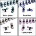 36 Mini Strass Hair Clips - Rhinestone Flower Hairpins for Women & Girls | Perfect for Daily Wear & Parties - 6 Colors - Buy Online on GoSupps.com