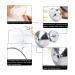 Gusnilo Sanitizing Jar (30oz) with Stainless Steel Tray | Disinfection Glass Jar for Nail, Hair & Beauty Tools - Buy Online on GoSupps.com