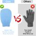 Sibba 2 Pairs Exfoliating Gloves - Body Scrubber for Shower & Bath - Removes Dirt, Dead Skin, Tan & Keratosis Pilaris - Exfoliating Mitt (Blue) - Buy Online on GoSupps.com