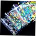 1set(8piece) Starry Sky Nail Stickers Multi Usage Nail Foil Stickers Star Slice Nails Art Chic Nail Stickers Laser - Buy Online on GoSupps.com