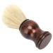 Premium Beard Razor Brush - Anti-Slip Wood Handle Portable Shaving Brush for Cream Foam & Soap | Professional Hairdressing Tool - Buy Online on GoSupps.com