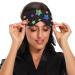 Haskirky Light Blocking Eye Mask - Adjustable for Men and Women | Perfect for Business Trips, Yoga, Meditation, Office Deep Sleep | Rainbow Stars Design - Buy Online on GoSupps.com