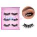 Barbiely Fluffy Mink False Eyelashes - Cat-Eye Look - Handmade Luxurious Volume - 3 Pairs Pack - Buy Online on GoSupps.com