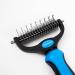 GL CKPET Dog Brush - Undercoat Remover & De-Matting Curry Comb - CE Certified - Blue - Buy Online on GoSupps.com