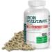 Iron Bisglycinate 25 mg Gentle on The Stomach Supports Energy & Healthy Red Blood Cell Production - Non-Constipating Formula - Non GMO 180 Vegetarian Capsules