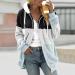 Hanxiulin Women's Long Hooded Fleece Jacket - Plush & Cuddly Winter Coat (5XL Light Blue) - Perfect for Cold Weather - Buy Online on GoSupps.com