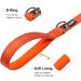 OneTigris Double Dog Leash with Reflective Stripes - 182cm Orange | Durable & Adjustable for Safe Walks - Buy Online on GoSupps.com