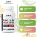 DIPO Psyllium Husk Plus Advanced Fiber & Digestive Balance Formula with Aloe Ginger Chlorella & Prebiotic Inulin Non-GMO Vegan & Gluten-Free - 60 Capsules - Buy Online on GoSupps.com