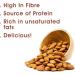Organic Almonds 1kg Whole Raw 100% Natural by Yin & Yang Superfoods. Premium Quality High in Fibre Source of Protein Vegan Contains Antioxidants Certified Organic Sourced in Italy - Buy Online on GoSupps.com