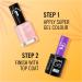 Rimmel London Super Gel Top Coat Nail Polish 12ml Transparent - Pack of 1 - Buy Online on GoSupps.com