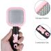 Glendan Dog & Cat Brush - Small Pink Slicker Grooming Tool for Shedding - Buy Online on GoSupps.com