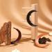 Hand Carved Crescent Moon Hair Fork Set - 3 Pcs Wood Hair Stick, Clip & Pin for Women - Small Size - Crescent Moon Hair Accessories in 3 Colors - Buy Online on GoSupps.com
