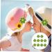 NUOBESTY 20 Pcs Diy Accessories Hair Clip Tiara Hair Pin Knitted Flowers Diy Brooch Flower To Weave Headband - Buy Online on GoSupps.com