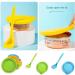 WASYPLSFOI Tin Can Lids Covers Lid Cover for Cans Tins Dog Cat Food Container Plastic 3 Standard Seal with Spoon 3+3 - Buy Online on GoSupps.com