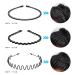 Lurrose 6Pcs Unisex Wavy Headband Metal Hair Hoop - Stylish Hair Accessories for Women and Men - Buy Online on GoSupps.com