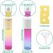 Rowiz 10PCS 10ml Gradient Color Glass Roll on Bottles UV Protection Essential Oil Glass Bottles with Stainless Steel Roller Balls and Gold or Silver Screwcap Rose Red-blue and Yellow-rose Red Gradient - Buy Online on GoSupps.com