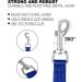 Loutep 100ft Dog Training Lead - Durable Nylon Long Line Leash with Padded Handle & Heavy-Duty Swivel Hook for Pet Obedience | 30m Red & 25m Blue Options - Buy Online on GoSupps.com