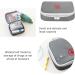 Chenkee Waterproof 3-Piece Medication Bag Set | Large Capacity First Aid Storage for Home Office & Travel - Gray - Buy Online on GoSupps.com