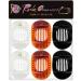 RC Roche 6-Piece Large Teeth Hair Clips for Thick Hair - Transparent Brown Black - Ideal for Women & Girls - Slip-Free & Stylish Hair Accessories - Buy Online on GoSupps.com