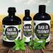 Coconut/Avocado/Sesame Black Oil Mouthwash, Sweet & Delicious, with Charcoal & Xylitol for Oil Pulling, 15 oz Black Oil Mouthwash Glass Bottle (Tea Tree - Spearmint) - Buy Online on GoSupps.com