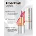 Crayon a Levre Paillet Rose Dor Nourishing Rouge L vres Longue Tenue Effet Paillettes M talliques Waterproof Lip Liner & Lipstick 2-in-1 Crayon Levre Sans Transfert Tr s Pigment pour Femme-01 01# Rose Dor  - Buy Online on GoSupps.com
