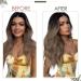 Runature Real Hair Balayage Extensions - 30cm Dark Brown to Ash Brown Ombre - 70g #3/8/22 - Premium Quality Sew-In Hair Treats - Buy Online on GoSupps.com
