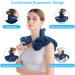 Cozy Life Microwave Heating Pad - 2-in-1 Hot/Cold Therapy for Neck, Shoulders, and Back Pain Relief - 4LB Weighted Neck Wrap with Natural Herbs - Unscented Blue - Buy Online on GoSupps.com