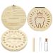 Toothbox wood milk teeth box box for milk teeth storage box for teeth tooth storage milk teeth tooth box for milk teeth young milk tooth box wood wooden storage box for teeth circle crown toothless