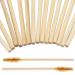 Tbestmax 150 Disposable Mascara Wands Eyelash Brush Spoolies for Lash Extension & Eyebrow Grooming - Bamboo Brown - Buy Online on GoSupps.com