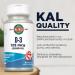 KAL Vitamin D3 5000 IU High Potency Chewables - Bone Health & Immune Support - Natural Peppermint Flavor - 60 Servings - Buy Online on GoSupps.com