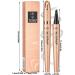 PUCHEN Liquid Eyebrow PencilStylist Smudge Resistant Liquid Brow Filler Fadeless Makeup Pen 4 Point Creates Natural Looking Precise Brow Fills in Sparse Areas 02 Dark Coffee Color - Buy Online on GoSupps.com
