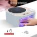 Buy Belle Cordless UV Nail Lamp - Rechargeable LED Gel Nail Light with 4 Timer Modes & Rhinestones | International Shipping Available - Buy Online on GoSupps.com