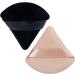 PROUSKY Triangle Powder Puffs Set - Soft Makeup Velour Puffs for Pressed & Loose Powder, Foundation Sponge & Mineral Makeup - 6 Pack Black Skin - Buy Online on GoSupps.com