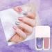 Nail Polish Set 2 in 1 Pink & Holographic Blue Nail Polish set Quick Dry Long Lasting Nail Varnish No Need Cure Cool Nail Polish DIY Nail Art Manicure at Home Gift for Girls & Women - Buy Online on GoSupps.com