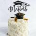 Arthsdite 1Pc Masters Cake Topper 2024 Graduation Cake Topper Congrats Grad Cake Decorations Masters Graduation Party Decorations Supplies - Black Glitter Black Masters Cake Topper - Buy Online on GoSupps.com