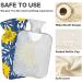 Floral Hot Water Bottle 1L - BPA Free Small Hot Water Bag for Pain Relief & Hot/Cold Compress - Buy Online on GoSupps.com