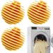 Washing Machine Balls Soft Washing Balls 3 Pcs Machine Ball Softener Tpr Reusable Laundry Balls Quick Drying Washing Balls Deep Cleaning Machine Balls Laundry Softener Balls Yellow - Buy Online on GoSupps.com