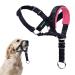 ILEPARK Dog Halver with seat belt head dishes for dogs to stop pulling adjustable and easy to control (L pink) l pink