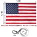 Yafeco U.S. 50 Star Sewn Boat Flag Set | Ensign Yacht Boat Ensign with Sewn Stripes | 12x18 inch - Buy Online on GoSupps.com