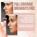 Rose Kabuki Flat Top Foundation Brush - Ideal for Blending Liquid, Cream, or Powder Makeup - Premium Quality Synthetic Bristles - Buy Online on GoSupps.com