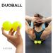 Kalahari Massage Ball Set | DuoBall Hedgehog Ball & Fascia Ball with Fitness Band | Self-Massage & Fascia Training | Practical Bags & German eBook Exercises - Buy Online on GoSupps.com