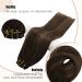 FSHINE Brown Clip-In Hair Extensions | 30cm Balayage | Real Hair Extensions #2/8/2 | Darkest Brown to Medium Brown Highlights | 50g 3pcs - Buy Online on GoSupps.com