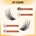 Cluster Lashes Quewel - 168 Piece C Curl Mix Eyelash Extensions (12-18mm) - Soft & Light Volume False Eyelashes for Home Use - Qu33-D-Mix - Buy Online on GoSupps.com