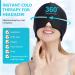 KINSCO Migraine Relief Cap - Cold Hot Compress for Headache Relief & Swelling - Cooling Eye Mask - Black - Buy Online on GoSupps.com