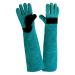 Bite Resistant Gloves for Handling Animals - Anti-Bite Gloves Leather Gloves Trainable Pet Feeding | Anti-Bite Protective Gloves for Welding Garden Care Protective Gloves 60 Cm-green